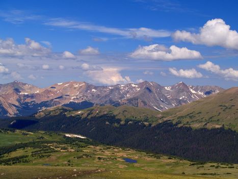 The Never Summer Mountain Range in Rocky Mountain National Park