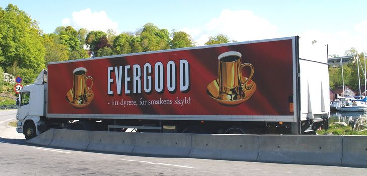 truck with evergood coffee