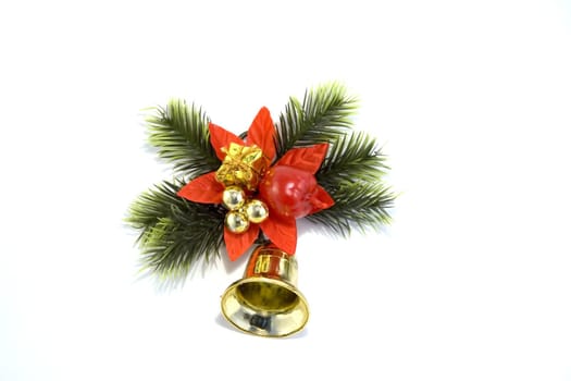 christmas ornament on white background