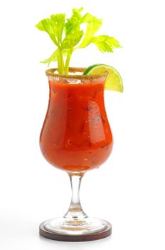 Delicious cocktail made with fresh ripe tomatoes.