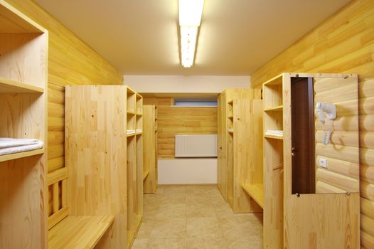 Modern locker room