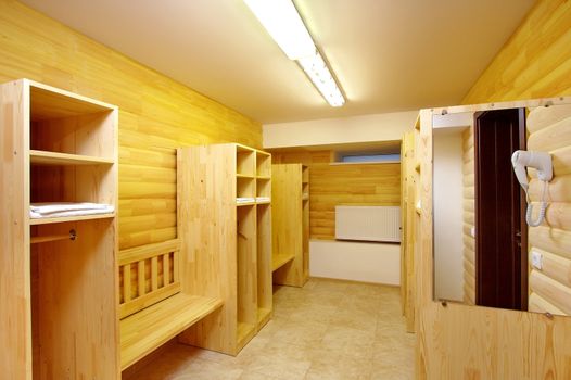 Modern locker room