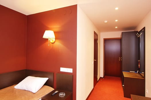 
Beautiful modern bedroom in hotel