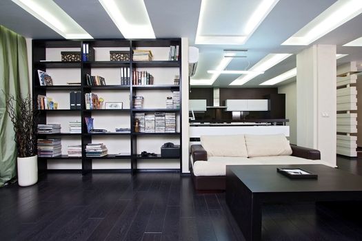 The interior of modern apartment executed in east style