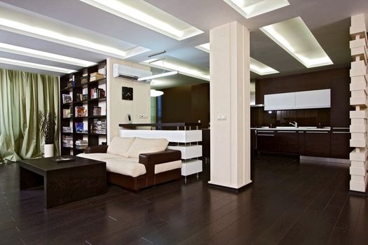 The interior of modern apartment executed in east style