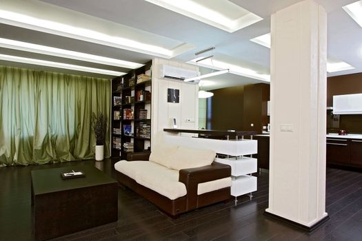 The interior of modern apartment executed in east style