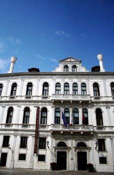 White building facade, Venice