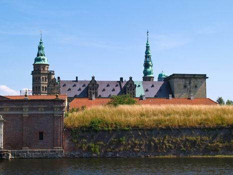 Kronborg Castle of Hamlet  by William Shakespeare Elsinore  Helsingor Denmark 