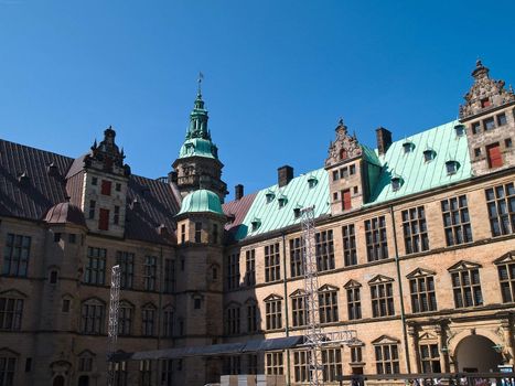 Kronborg Castle of Hamlet  by William Shakespeare Elsinore  Helsingor Denmark inside view