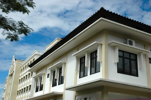 university building with modern design and architecture