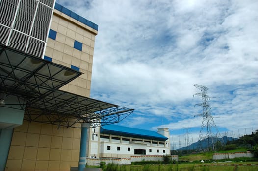 sport hall with modern design and architecture