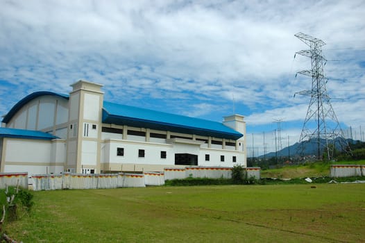 sport hall with modern design and architecture