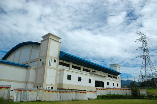 sport hall with modern design and architecture