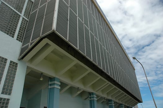 sport hall with modern design and architecture