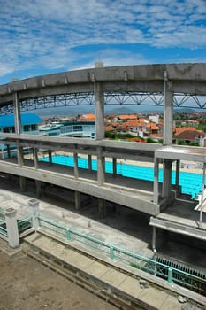 new building under construction with concrete structure