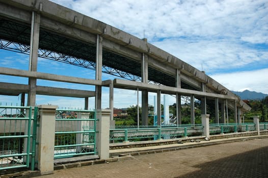 new building under construction with concrete structure