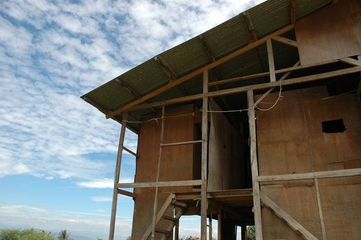 temporary worker house for living during projects