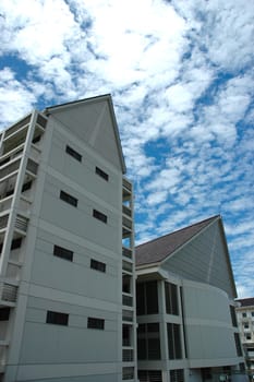 university building with modern design and architecture
