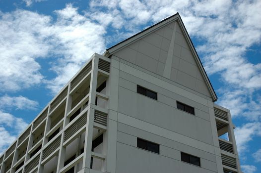 university building with modern design and architecture
