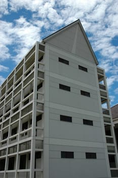 university building with modern design and architecture
