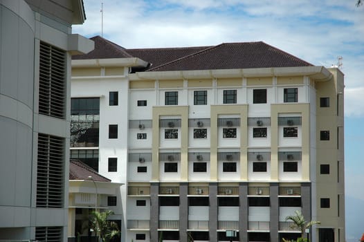 university building with modern design and architecture
