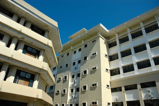 university building with modern design and architecture
