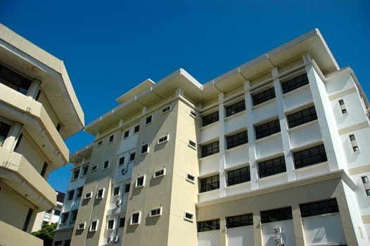 university building with modern design and architecture
