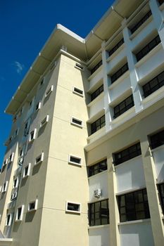 university building with modern design and architecture
