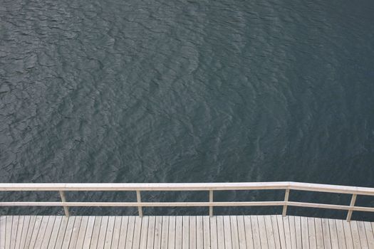 footbridge at the sea