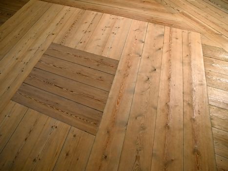 A beautiful beautiful rich classical design vintage style hardwood floor 