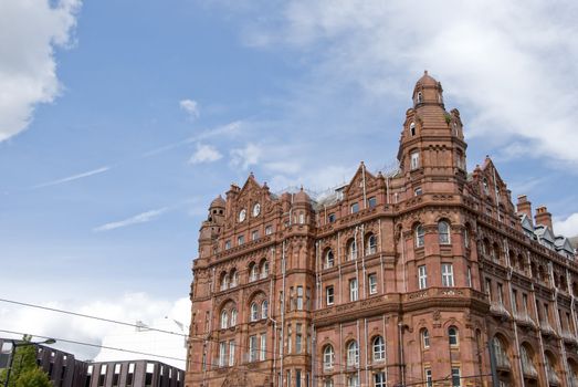 A Red Brick Victorian Era Railway Hotel