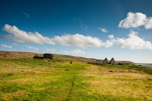 Eilean Mor Loch Finlaggan, ancient seat of the Lord of the Isles