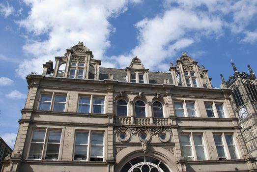 A Nineteenth Century Ornate Office Block in a Yorkshire Town