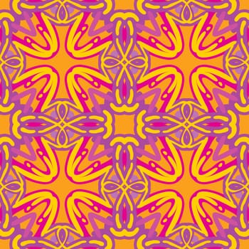 Cross symbols inside a seamless background pattern