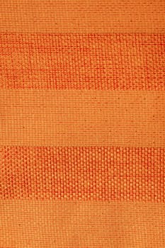 Close-up of an orange cotton fabric