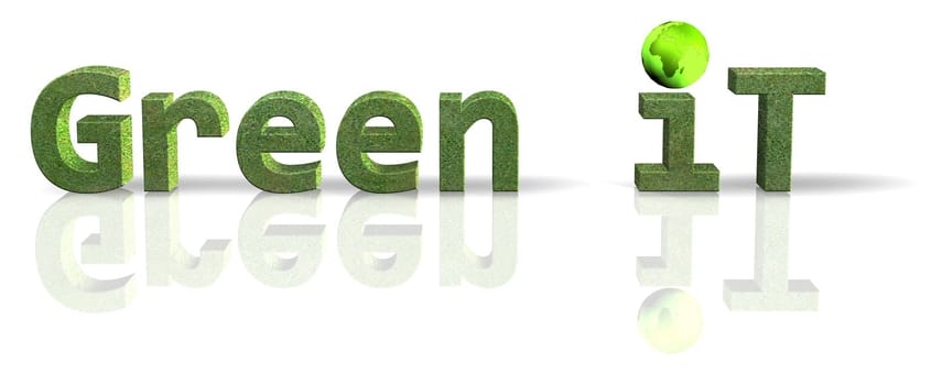 A 3d text "green IT" for ecological information technology