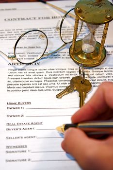 Contract for the sale of a New Home (lorem ipsum - fake text)