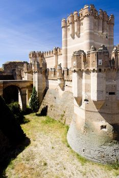 Coca Castle, Segovia Province, Castile and Leon, Spain