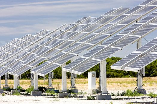 solar panels, Castile and Leon, Spain