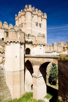 Coca Castle, Segovia Province, Castile and Leon, Spain