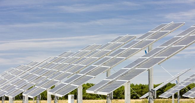 solar panels, Castile and Leon, Spain