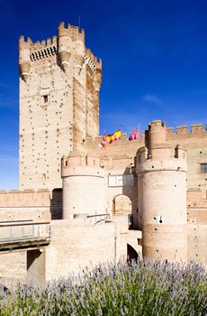 La Mota Castle, Medina del Campo, Valladolid Province, Castile and Leon, Spain