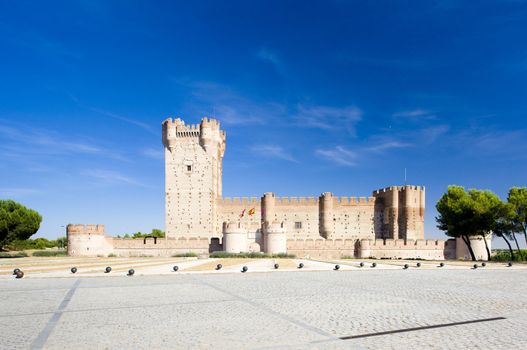 La Mota Castle, Medina del Campo, Valladolid Province, Castile and Leon, Spain