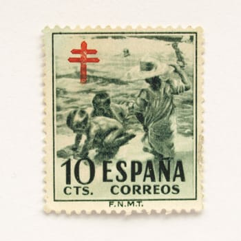 Spanish stamp from Spain (in European Union)