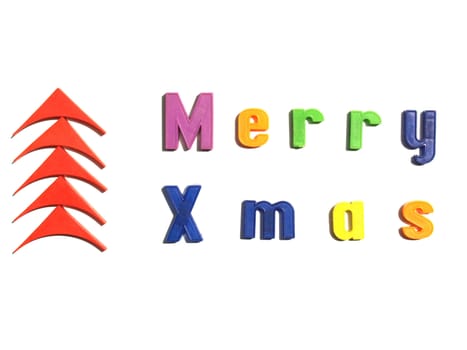Tangram game toy Merry Christmas