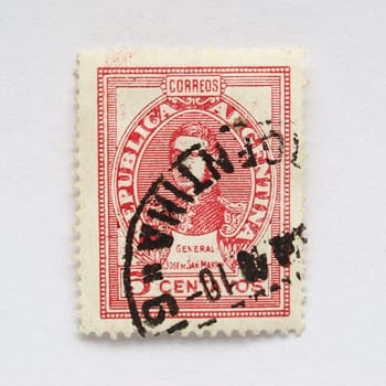 Stamp from the Argentine Republic (South America)