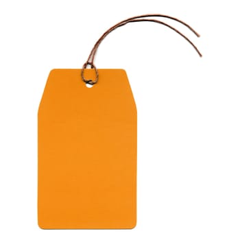 Tag or address label with string