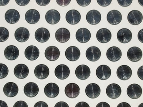 Decorated architectural glass useful as a background