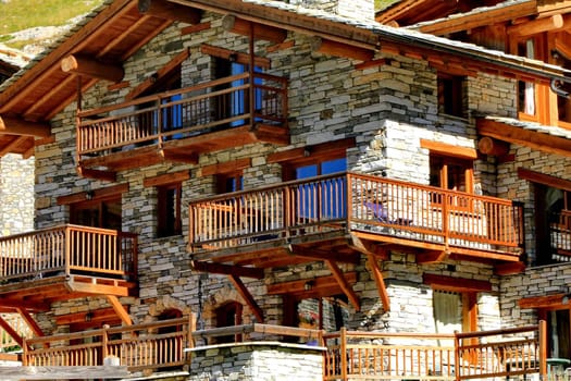 chalet brown in Val d'is�re, France