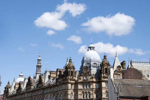 An Ornate Domed Nineteenth Century Market Hall in the North of England